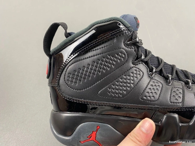 Boostmaster lin Bred Jordan Air 9 Patent Retro 302370-014 0712